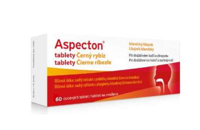  Aspecton tablets Black currant/Iceland lichen 60 pcs